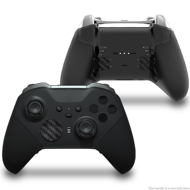 CHARM FOCUS 16-in-1 Metal Thumbsticks Replacement Kits for Xbox Elite Series 2, Xbox Elite 2 Controller Accessories, Includes Magnetic Joysticks, Paddles, Silicone Caps, D-Pads, 1 Tool (Carbon Black) - Image 4